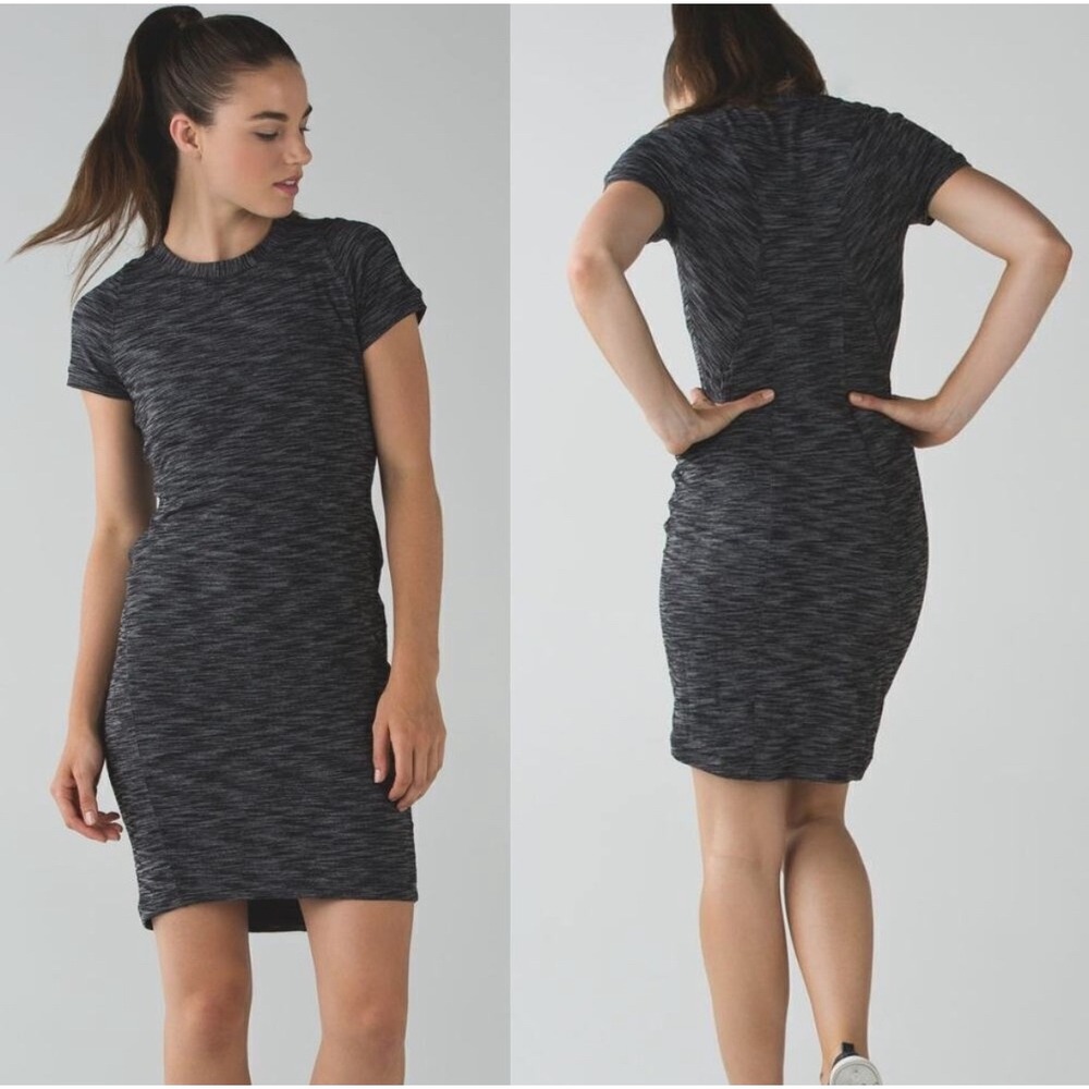Lululemon &go Where-To Mini Dress in Heathered Gray Size 8